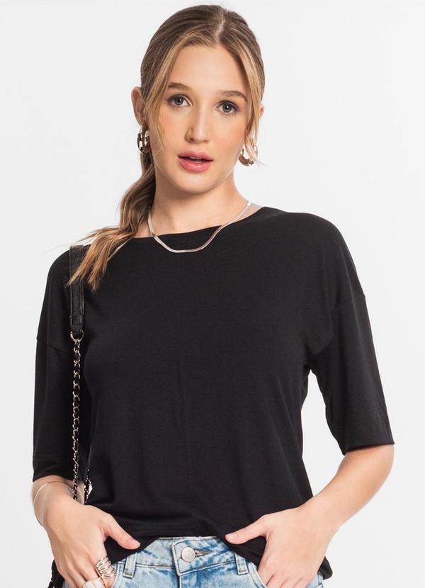 Blusa Feminina Lisa Preto