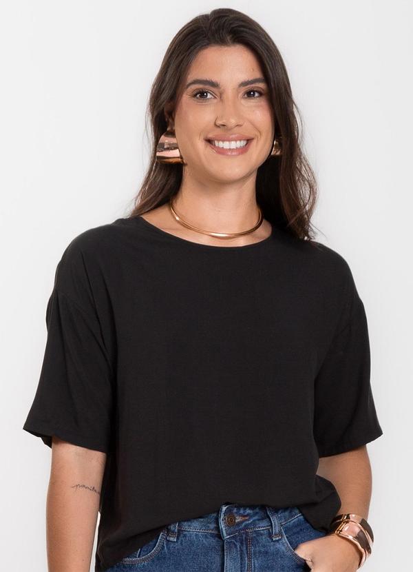 Blusa Feminina Lisa Preto