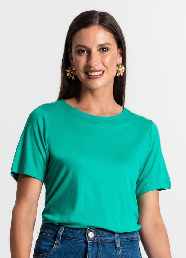 Blusa Feminina Manfa Curta Verde