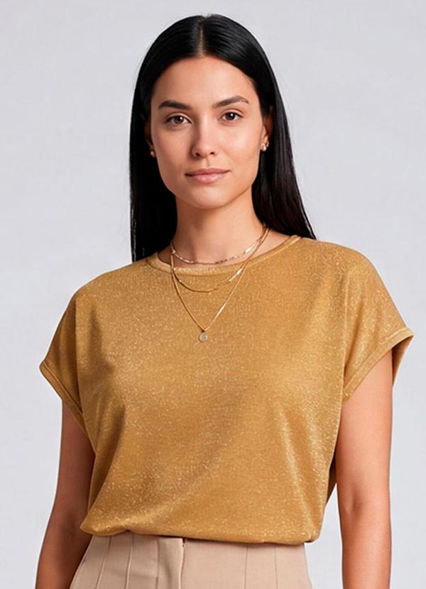 Blusa Feminina Manga Cavada Laranja
