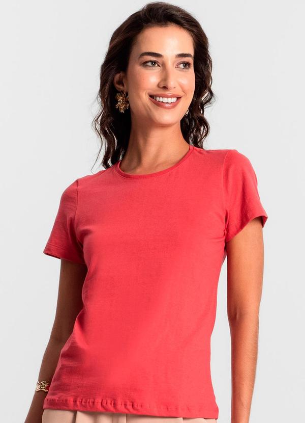Blusa Feminina Meia Malha 30 Básica Vermelho