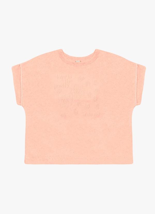 Blusa Feminina Meia Malha Linho Rosa
