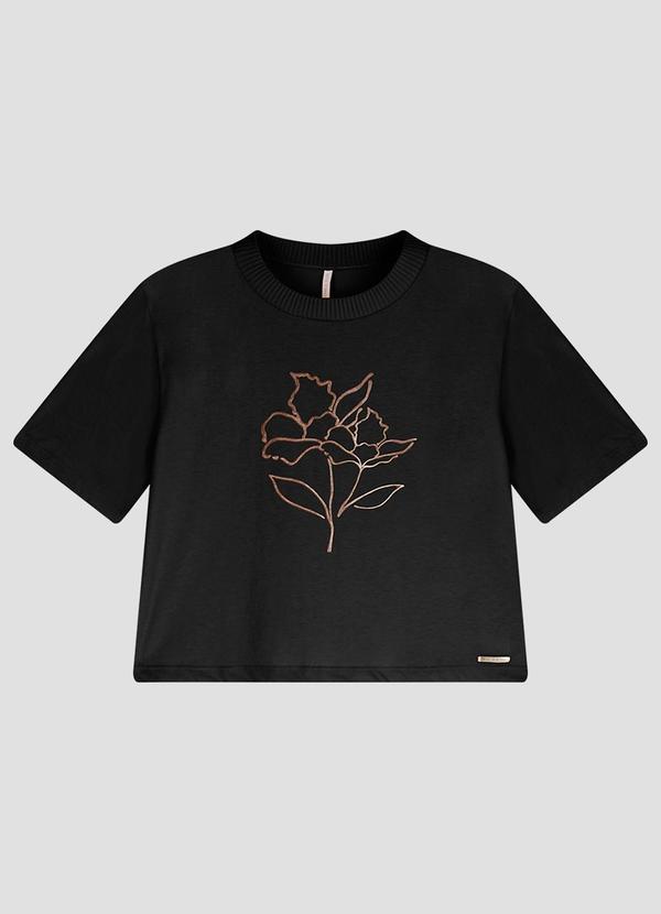 Blusa Feminina Meia Malha Preto
