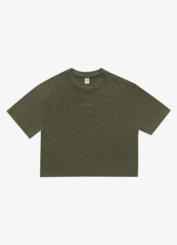 Vista 2 Blusa Feminina Molecotton de Viscose Verde Rovitex Rovitex