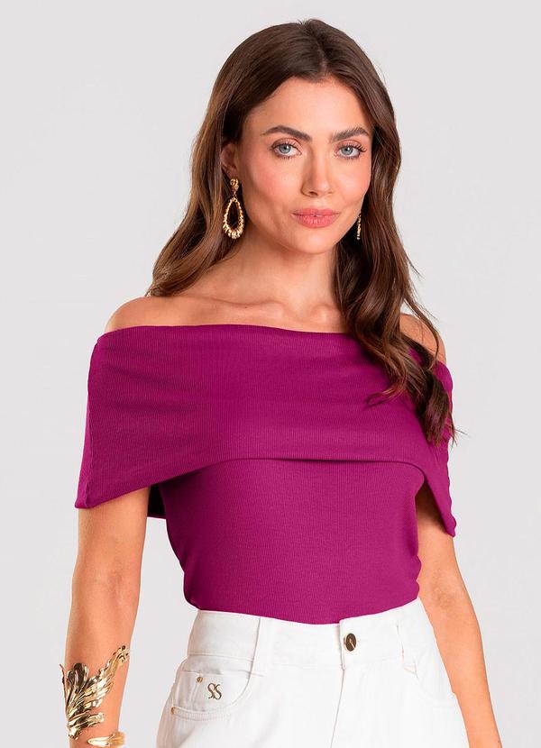 Blusa Feminina Ombro a Ombro Rosa