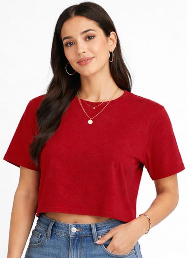 Blusa Feminina Ribana Canelada Vermelho