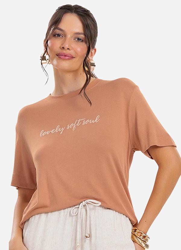 Blusa Feminina Visco Tricot Marrom