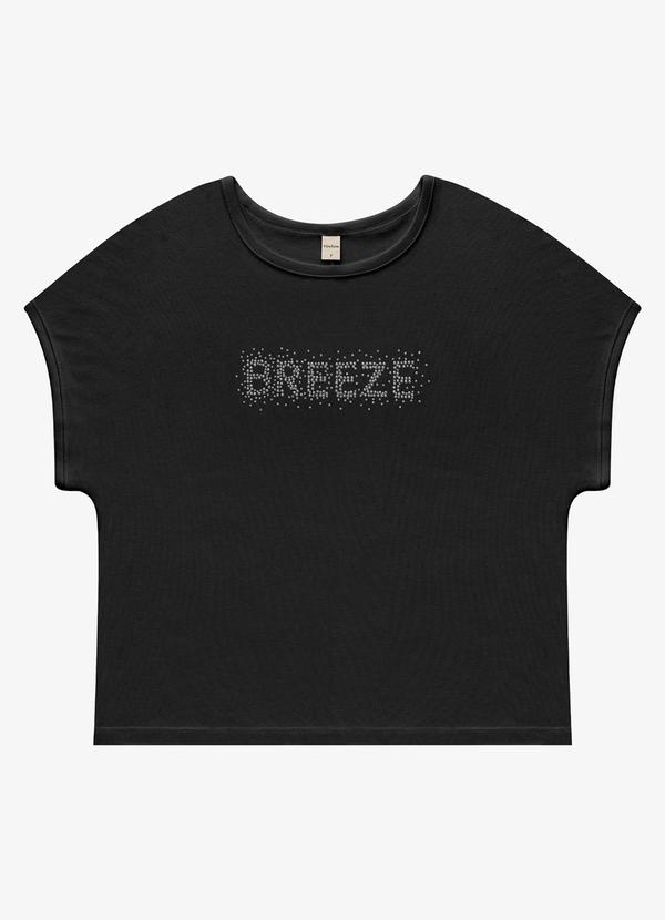 Vista 2 Blusa Feminina Visco Tricot Preto Rovitex Rovitex