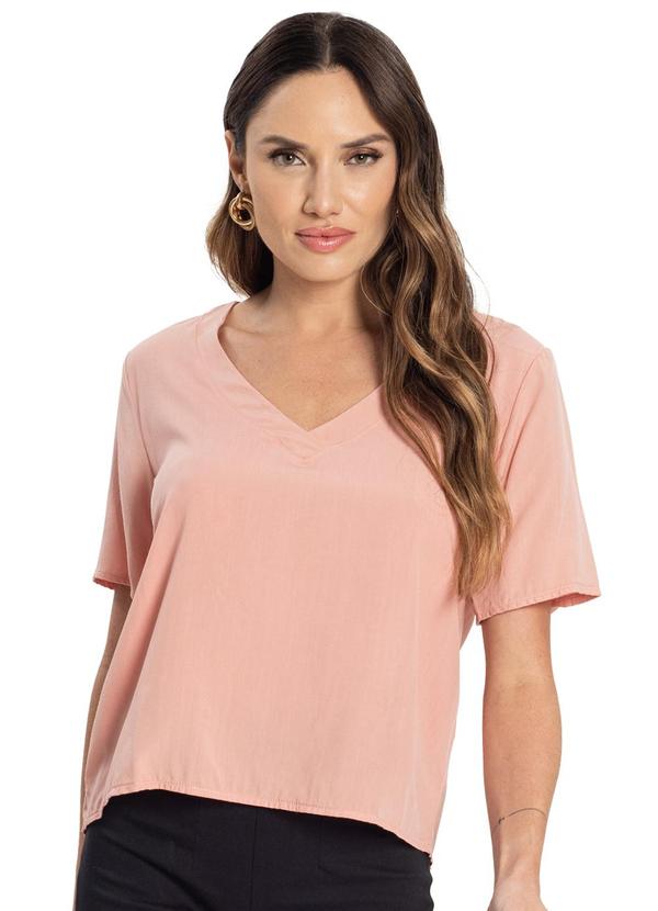 Vista 2 Blusa Feminina Viscose Rosa Endless Endless