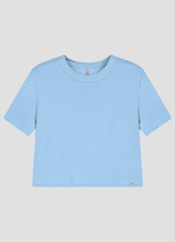 Blusa Feminina Viscose Trabalhada Azul