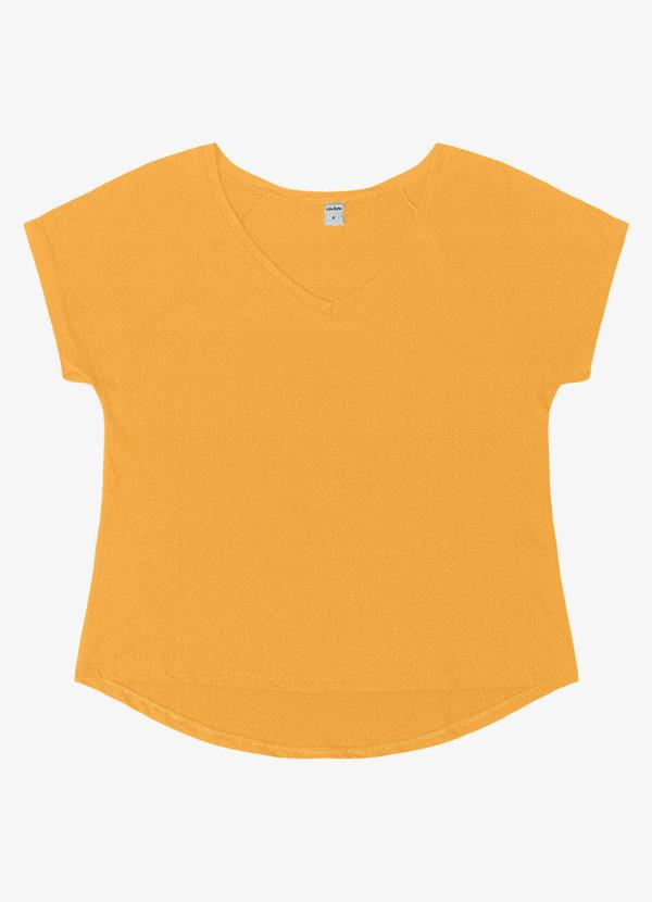 Blusa Feminina Viscotorcion Amarelo