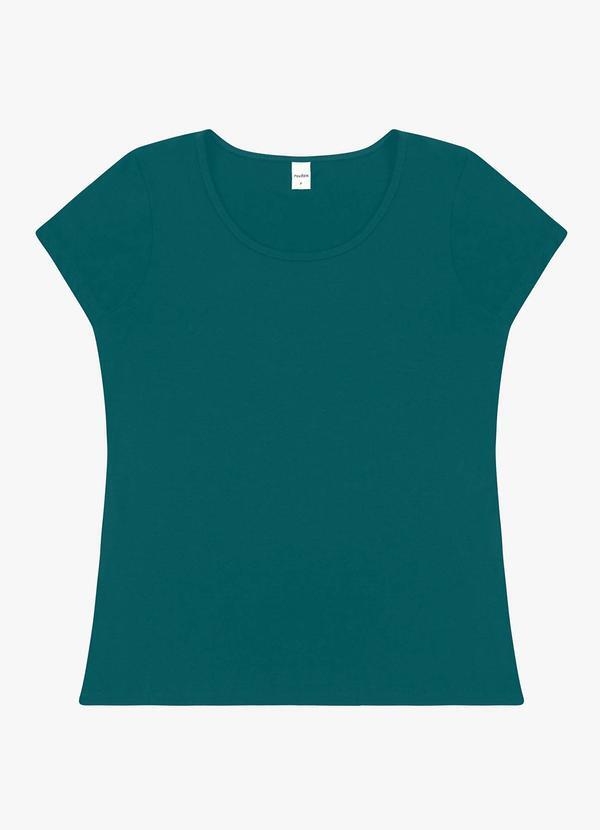 Blusa Feminina Viscotorcion Básica Verde