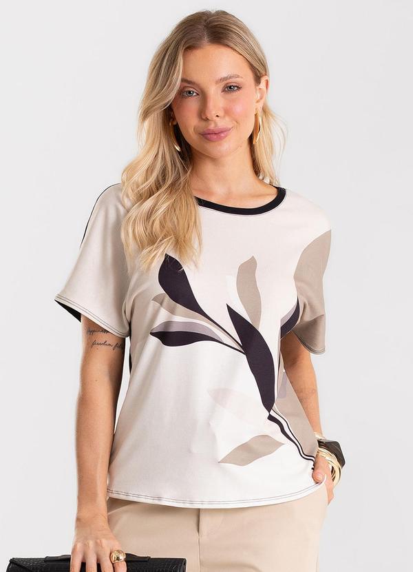 Blusa Feminina Viscotorcion Crepe Preto