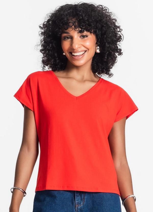 Blusa Feminina Viscotorcion Laranja