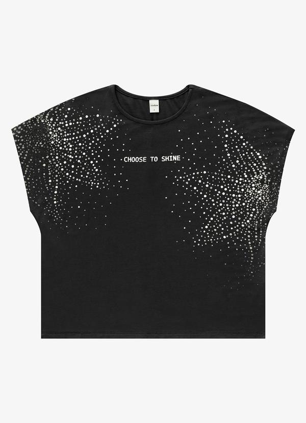 Blusa Feminina Viscotorcion Preto