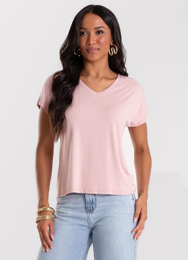Blusa Feminina Viscotorcion Rosa