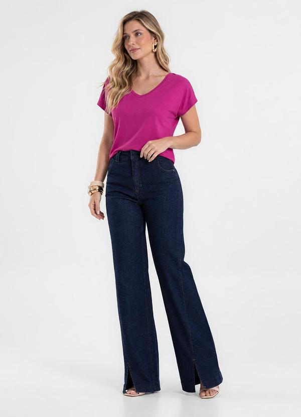 Blusa Feminina Viscotorcion Roxo