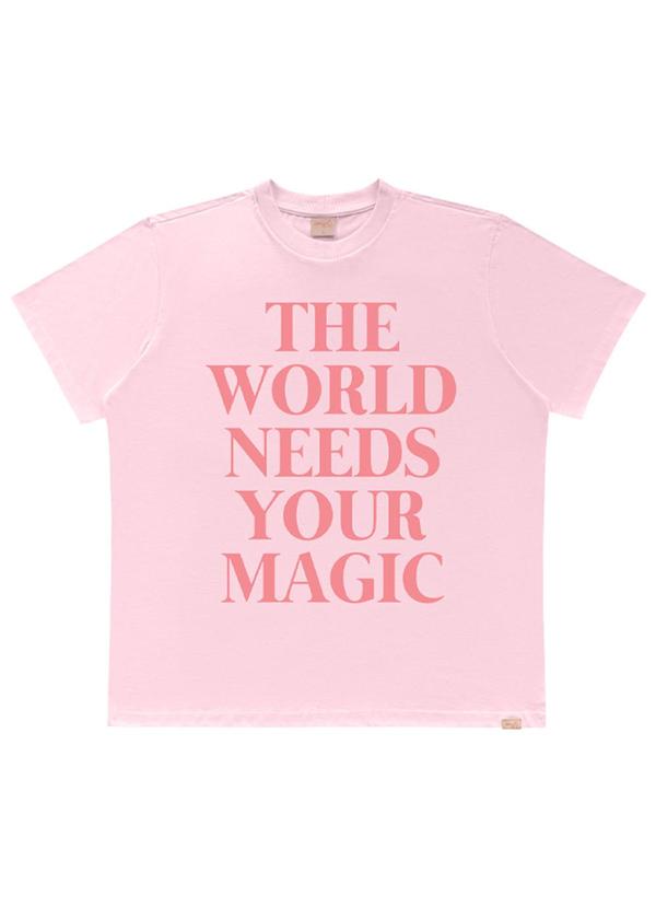 Blusa Frases Rosa