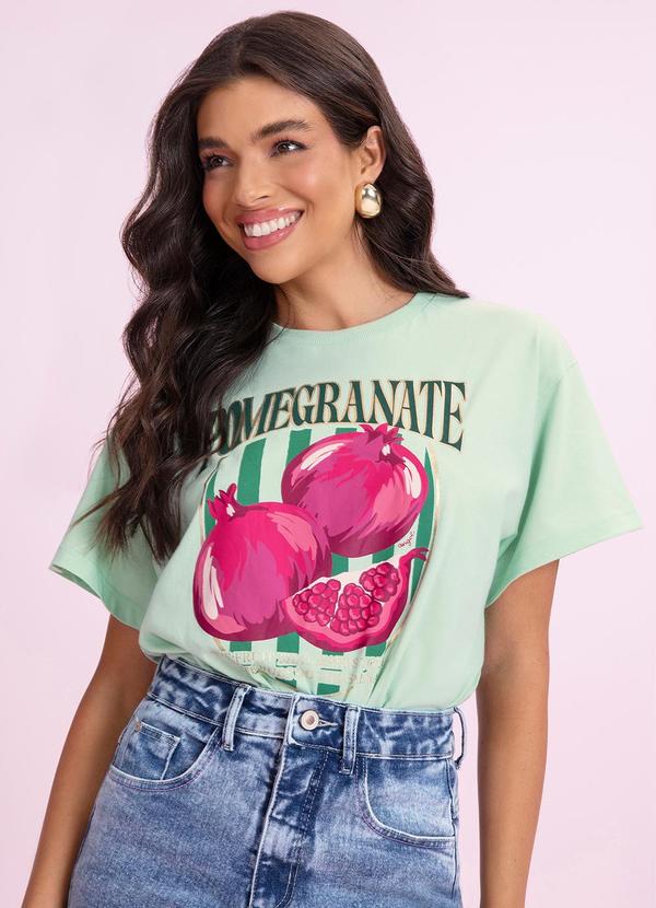 Blusa Frutas Verde