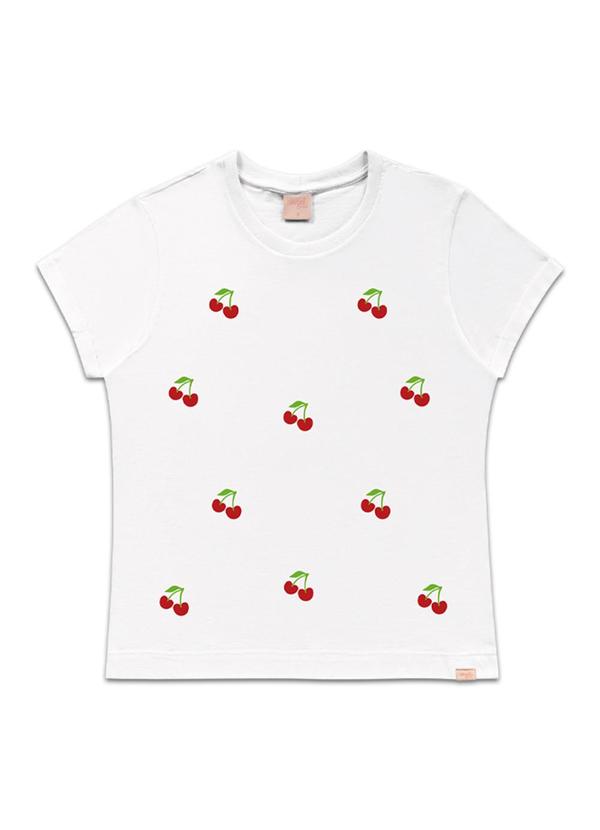 Blusa Frutinhas Branco