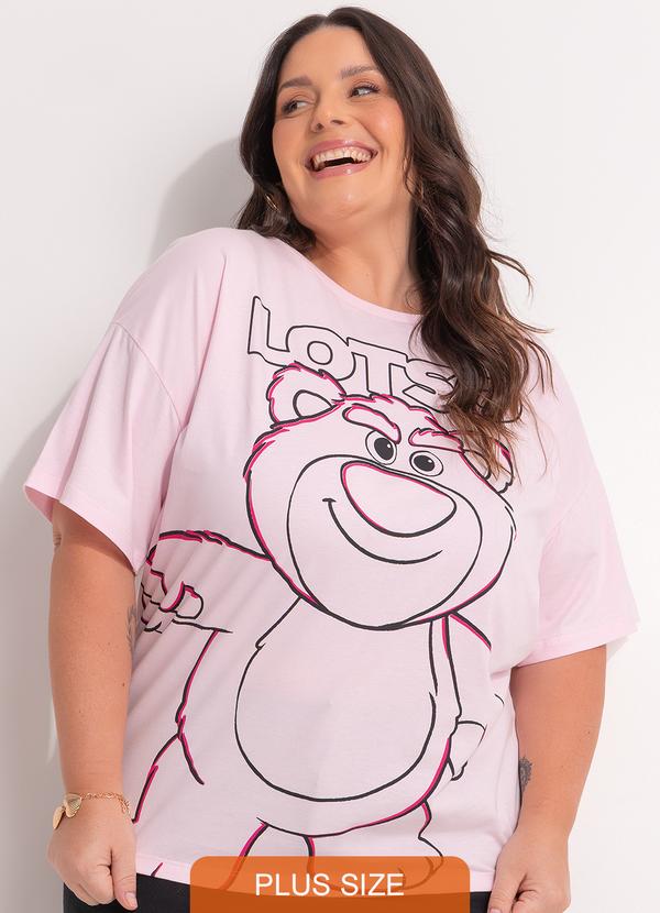 Vista 2 Blusa Lotso Rosa Disney Disney