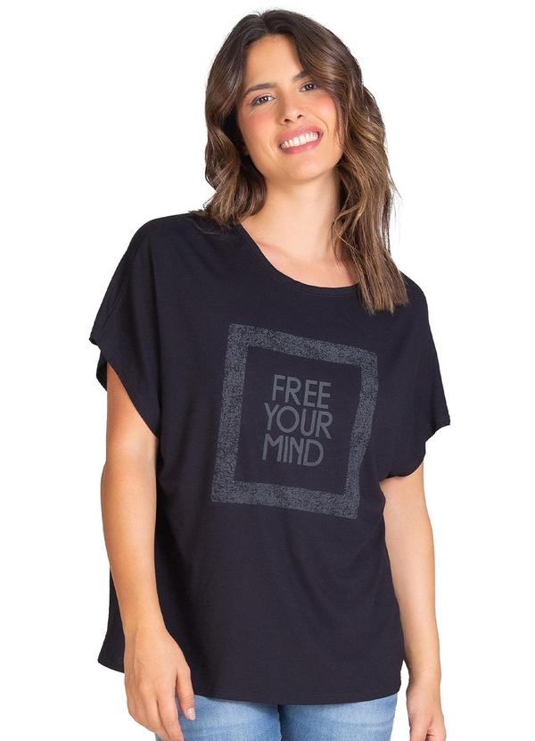 Vista 2 Blusa Malha Visco Premiere Preto Select Select