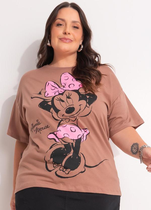 Vista 2 Blusa Minnie Mouse Marrom Disney Disney
