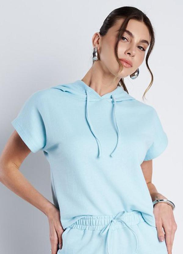 Blusa Moletinho Essenza Azul