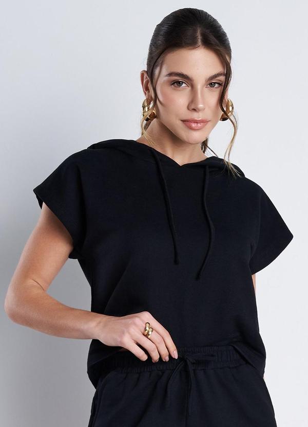 Blusa Moletinho Essenza Preto