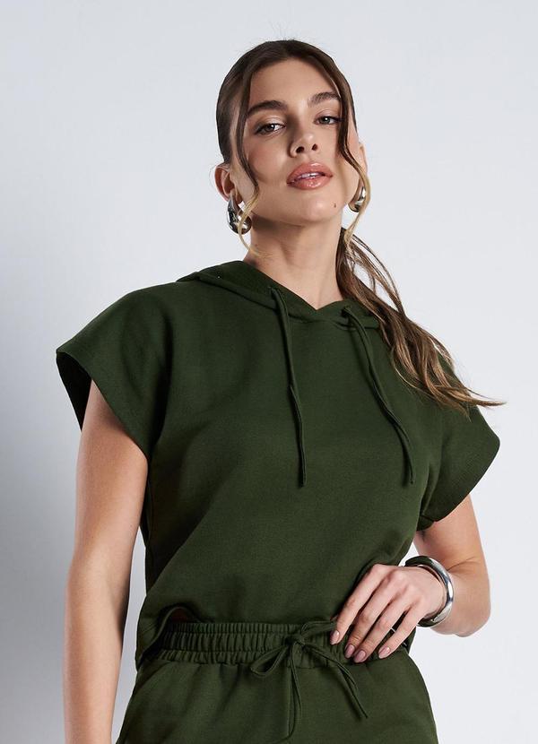 Blusa Moletinho Essenza Verde Militar