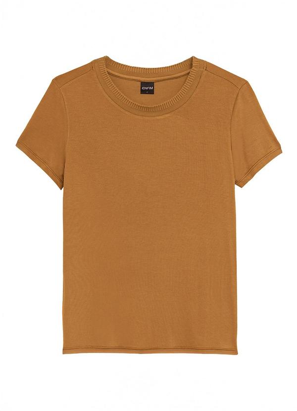 Blusa Mullet em Viscose Canela