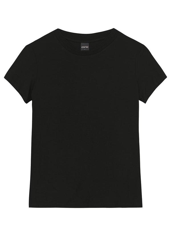 Blusa Mullet em Viscose Preto
