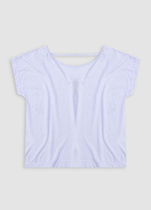 Vista 2 Blusa Muscle Tee Decote Costas Branco Yends Fashion Yends Fashion