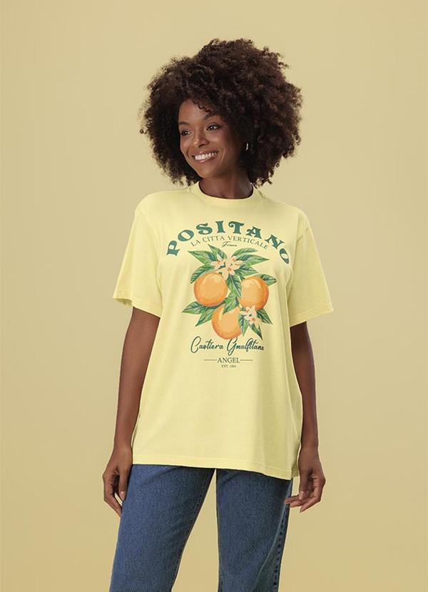 Vista 2 Blusa Positano Amarelo Angel Angel