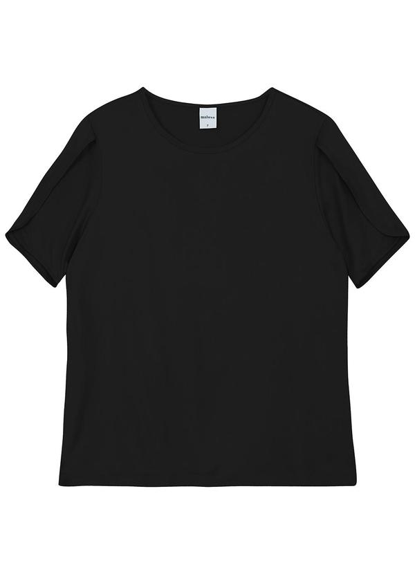 Blusa Regular em Viscose Preto