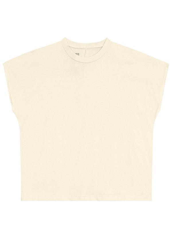 Vista 2 Blusa Reta Comfy Touch Off White Malwee Malwee