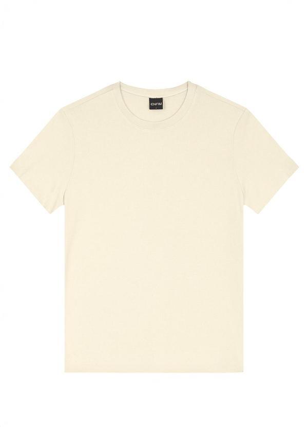 Blusa Slim em Viscose Off White