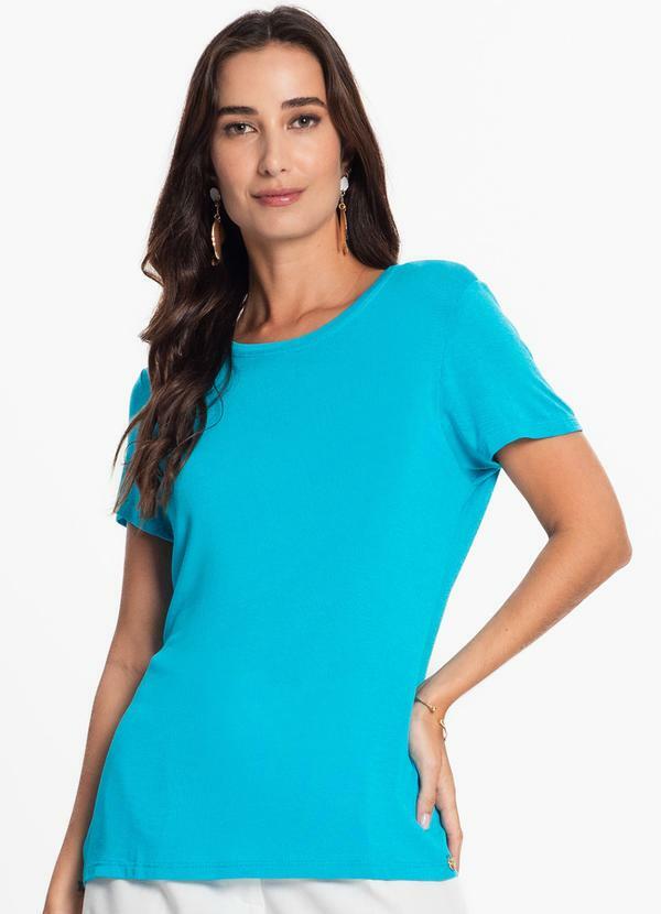 Vista 2 Blusa Tricot Feminina Verde Rovitex Rovitex