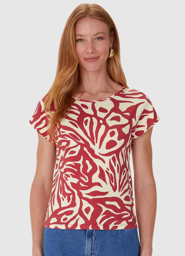 Blusa Veemelha Abstrata em Viscose