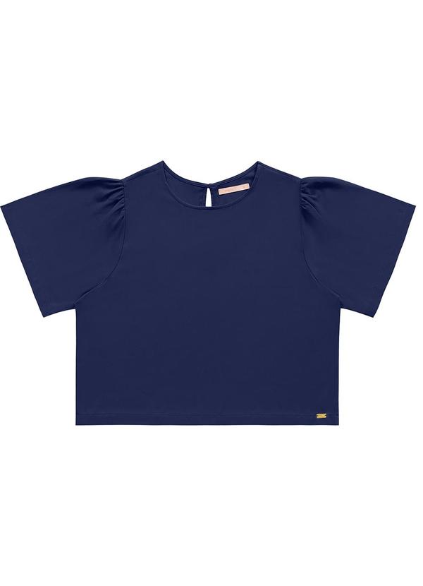 Vista 2 Blusa Viscose Azul Angel Angel