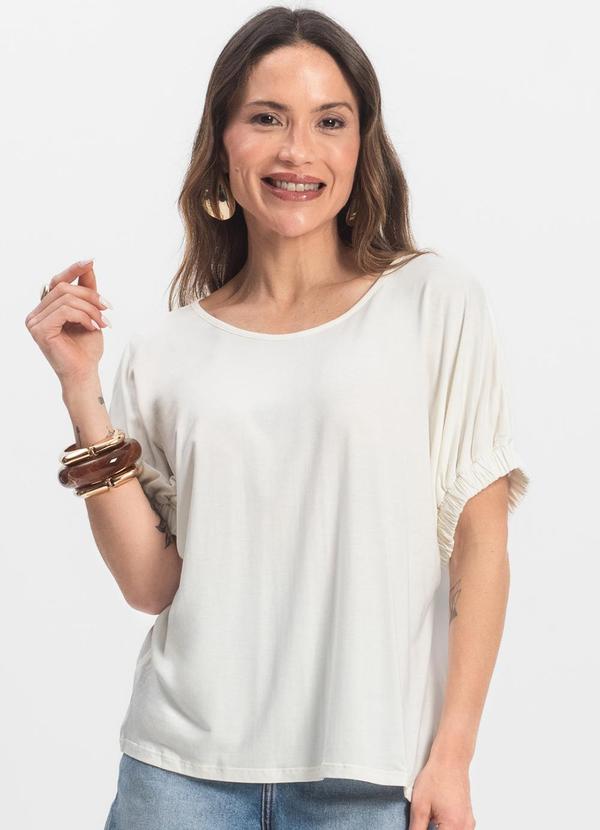 Blusa Viscose Bege