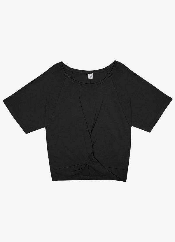 Vista 2 Blusa Viscose da Preto INFINITA COR INFINITA COR