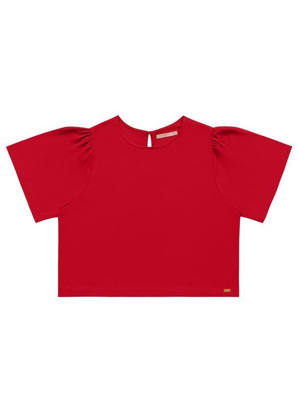 Blusa Viscose Vermelho