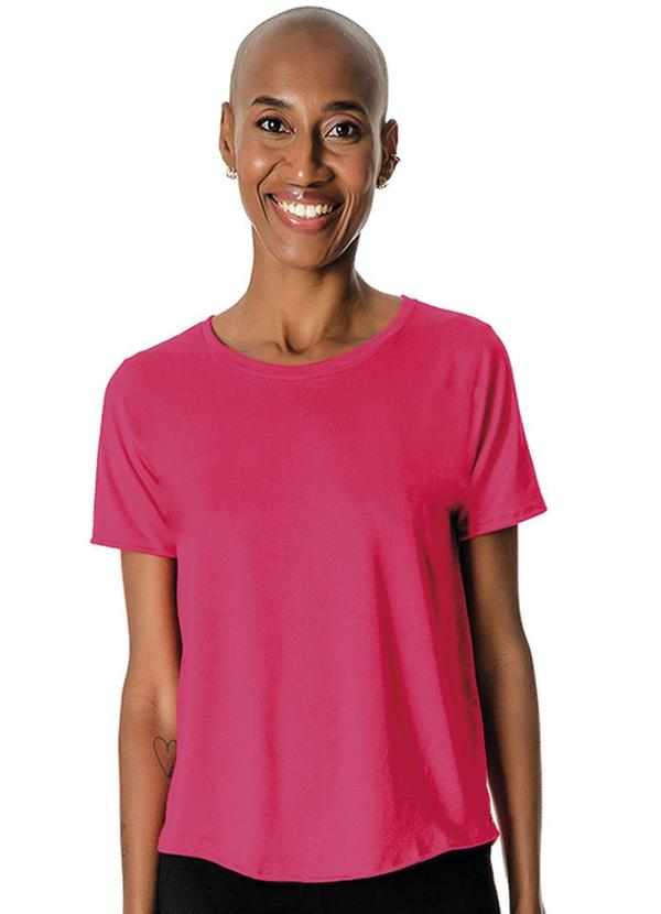 Blusa Feminina Raglan Rosa