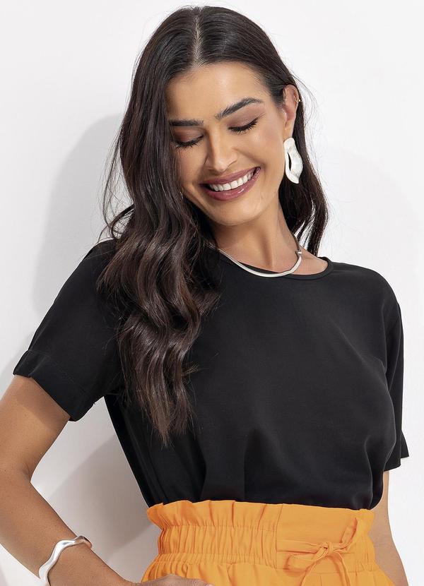 Blusa em Viscose Preto