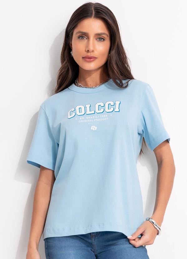 Vista 2 Camiseta Azul Colcci Colcci