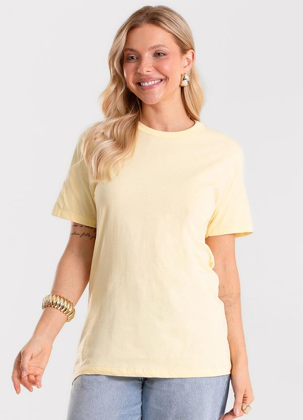 Camiseta Básica Unissex Amarelo