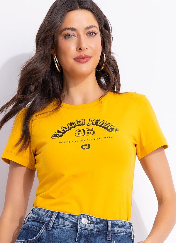 Camiseta Cj Amarelo