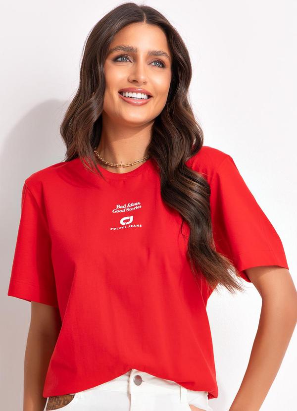 Camiseta Cj Vermelho