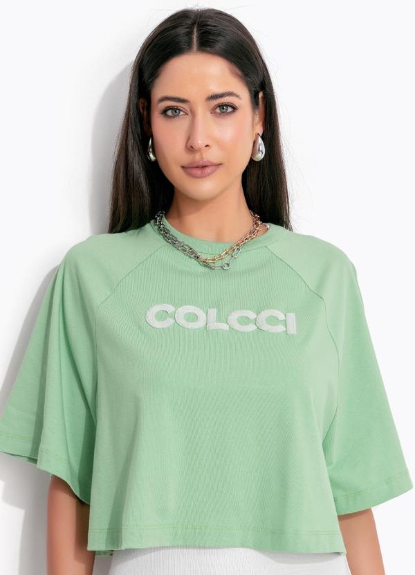 Camiseta Cropped Verde